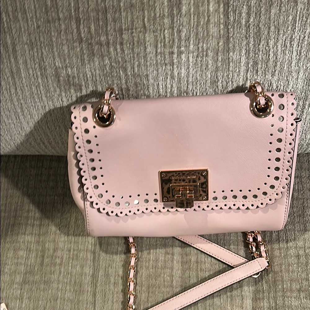 Michael Kors violet Vivian braided chain, Crossbody bag 13 inch or 24 inch drop - Picture 11 of 11
